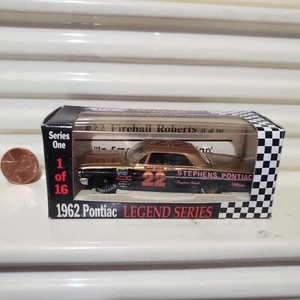 RCI 1992 1/64 #22 FIREBALL ROBERTS Stephens Pontiac 1962 Pontiac Nu in C9 NuBx - Picture 1 of 5