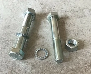 M16 16mm Tow Bar Bolts Caravan - Towing Hitch 50 55 60 75 100mm PAIR TWO -BLK - Picture 1 of 5