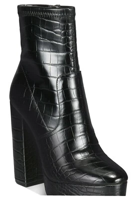 Botines al tobillo ALDO para mujer con plataforma y tacón negros talla 9 Foto 1 de 4