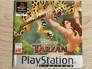 NOTICE MANUAL ONLY DISNEY TARZAN SONY PLAYSTATION 1 PS1 - Foto 1 di 1