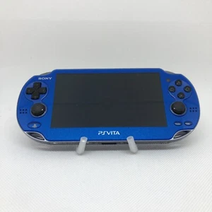 Sony PS Vita PCH-1000 Wi-Fi Bluetooth sapphire blue Used #J106 - Picture 1 of 10