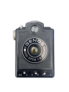 Appareil photo Box Genos Bakélite Optique 1:8 Allemagne 1950 - Photo 1/9