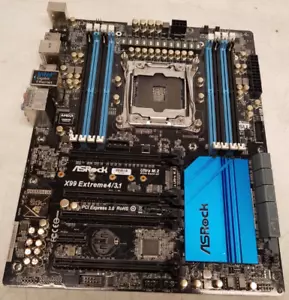 ASRock X99 Extreme4/3.1 Intel Socket 2011-3 X99 Motherboard FOR PARTS - Picture 1 of 19