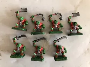 *** HEROQUEST: set di 7 ORKS - originali anni novanta - DIPINTE *** - Foto 1 di 1
