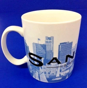 Taza de café Starbucks San Diego Skyline serie 1 California 74 grados soleado '02 - Imagen 1 de 12