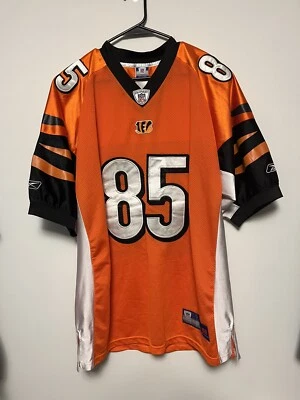 Camiseta deportiva para hombre 2XL XXL Reebok cosida Chad Johnson Ochocinco Cincinnati Bengals Foto 1 de 4