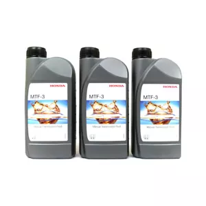 FOR HONDA MTF 3 MANUAL GEARBOX OIL TRANSMISSION FLUID 3L 3 LITRES - Picture 1 of 1