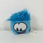 Disney Club Penguin Blue Smiley Spikey Hair Puffle Soft Plush Toy