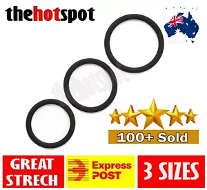 3X PACK Rubber Cock Rings Penis Support Stronger Erection Impotence Ring Sex Toy - Picture 1 of 9