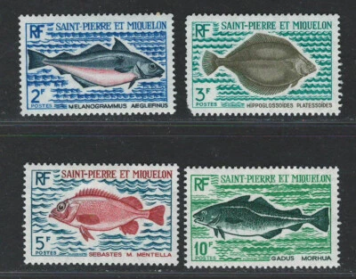 ST. PIERRE & MIQUELON 1972 Very Fine  MH Stamps Set Scott # 419-422 - Image 1 of 3