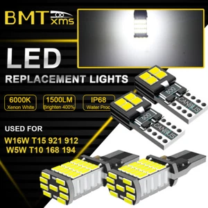 4x Backup License Reverse Light T15 921 T10 168 Combo LED Kit for Toyota Tacoma - Picture 1 of 12