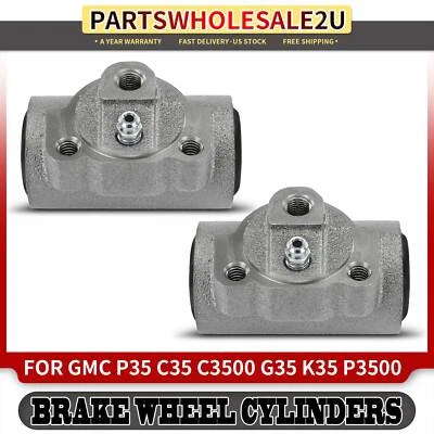 2x Rear Side Drum Brake Wheel Cylinder for GMC P35 C35 C3500 G35 K35 G3500	V3500 - Image 1 of 4