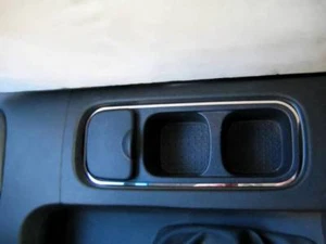 D Chrome Frame for Nissan Navara D40 Pathfinder Center Console - Stainless Steel Pole - Picture 1 of 3
