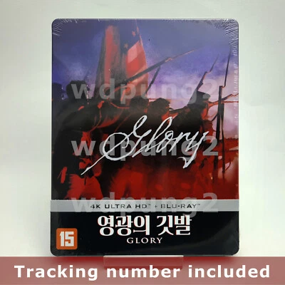 Glory (1989) - 4K UHD + BLU-RAY Steelbook / Edward Zwick,  Matthew Broderick - Image 1 of 4