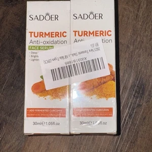 2 Pack: SADOER Turmeric Anti-Oxidation Face Serum 30ml Exp. 9/26 - Picture 1 of 6