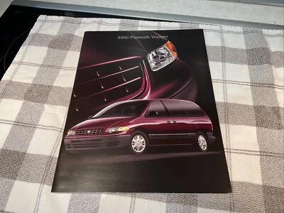 Furgoneta Plymouth Voyager 2000 grande 28 páginas original folleto de ventas catálogo - Grand Foto 1 de 4
