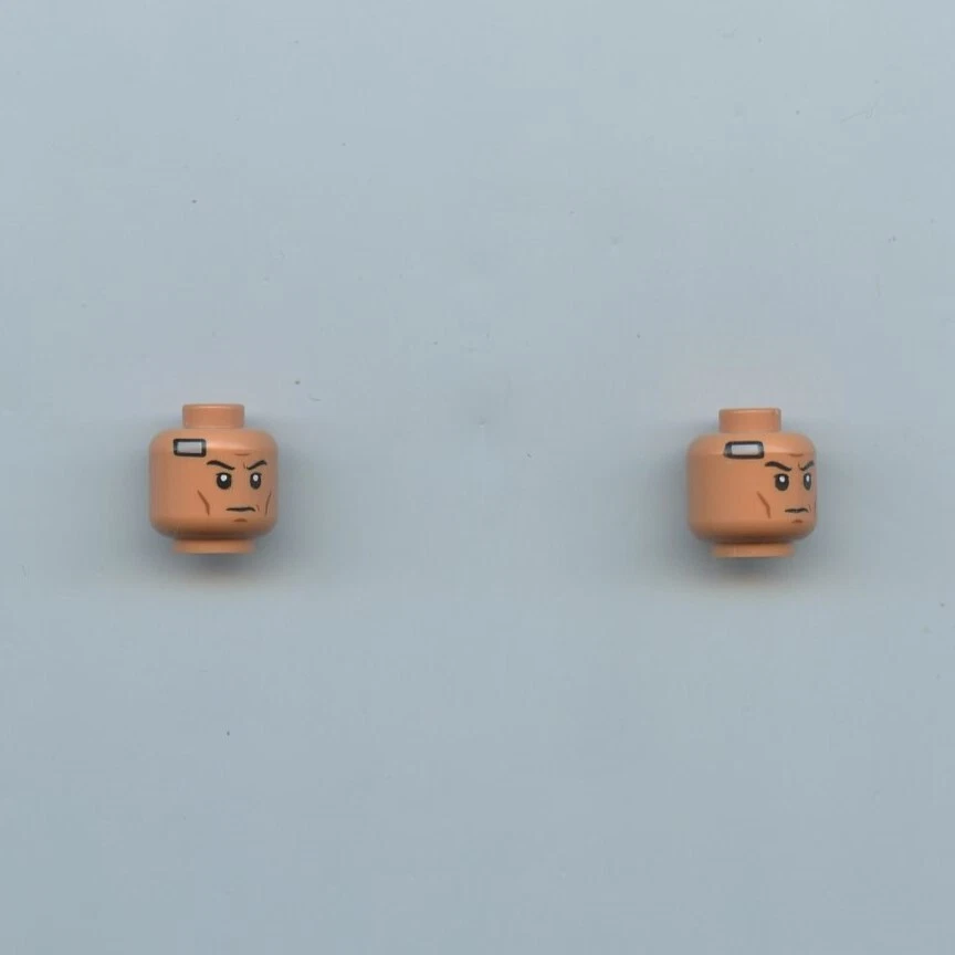 Star Wars LEGO x2 Nougat Minifigure, Head Captain Rex 501st Legion Clone Trooper - Image 1 of 1