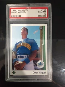 1989 Upper Deck #797 Omar Vizquel Rookie PSA 10 - HOF (GREAT FIND) - Picture 1 of 1