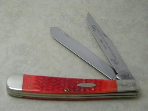 Case XX USA R6251 SS 1889-1989 Centennial Red Bone Banana Trapper Knife - Picture 1 of 3