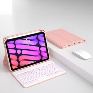 Wireless Bluetooth keyboard Circular button Backlight for IPad mini 6 8.3 inch - Picture 1 of 10