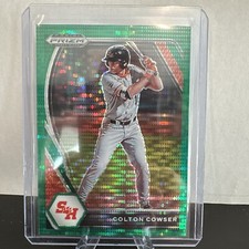 2021 Panini Prizm Draft Picks Green Pulsar Colton Cowser #PDP5 Rookie Orioles RC