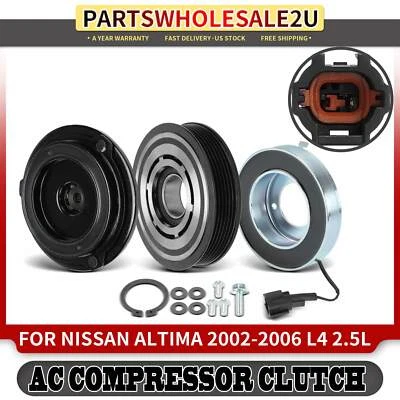 Комплект муфты компрессора переменного тока 1 шт для Nissan Altima 2002 2003 2004 2005 2006 L4 2,5 л - Изображение 1 из 4