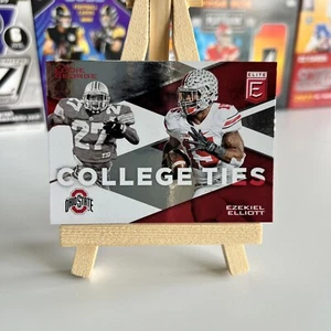 Eddie George / Ezekiel Elliott 2017 Panini Elite Draft Picks - College Ties #7 - Bild 1 von 2