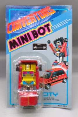 1984 vintage Select CONVERTORS Mini Bot CITY robot SEALED transformers MOC Honda - Image 1 of 4