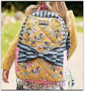Matilda Jane MAKE THE GRADE Rucksack gesteppte Schleife Büchertasche Neu mit Etikett - Bild 1 von 5