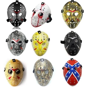 Jason Hockey Mask Halloween Costume Horror Cosplay Party Masquerade Props Mask - Picture 1 of 45