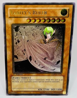 Yu-Gi-Oh! TCG Vanity’s Ruler - CDIP-EN024 - Ultimate Rare - 1st Edition LP - Image 1 of 3