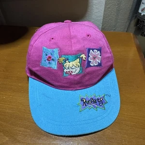 Vintage Rugrats Hat girly hat snap Back Nickelodeon Cartoon Kids Girls 90s - Picture 1 of 12