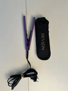 Revlon Mini Travel Purse Size Flat Iron Hair Straightener - Picture 1 of 7