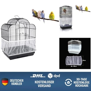 Vogelkäfig Abdeckung,Vogelkäfig Samenfänger,Schutznetz für Vogelkäfig, Papage... - Bild 1 von 11