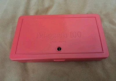 Rare "Magneto 100" Strong Plastic Magnetic Fly Box Made In Norway Vintage - image 1 of 4