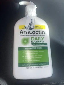 AmLactin 12% Lactic Acid Daily Nourish Lotion for Rough Skin 14 fl oz - Picture 1 of 2