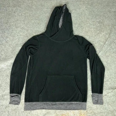 Lululemon Hoodie Women 12 Black Runaway Fleece Pullover Sweater Sweatshirt Sport - Image 1 of 4