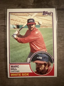 1983 Topps Marc Hill . Chicago White Sox #124                                (M) - Picture 1 of 2