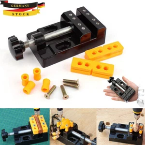 Haltbare Mini-Flachklemme Tischbacke Tischbohrmaschine Schraubstock Öffnung Neu - Bild 1 von 8