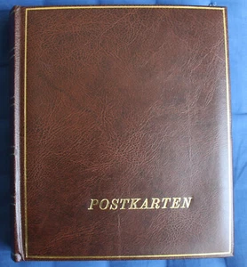Postkarten-Album, gefüllt mit ca. 140 Karten auf 36 Seiten - Bild 1 von 4