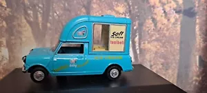 1/43 OXFORD Mini Cooper Ice Cream Van Blue MP007 - Picture 1 of 3