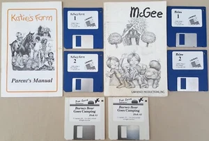 KATIE's FARM McGee BARNEY BEAR GOES CAMPING ©1990-91 Games for Commodore Amiga - Picture 1 of 7