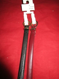 New 2 Pack Of Women’s Embossed A New Day Skinny Belts Size Medium - Picture 1 of 4