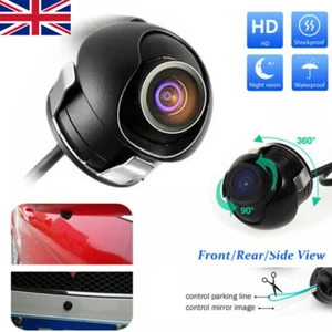 Waterproof Rotating HD Car Rear View Camera Reversing Parking Cam Night Vision - Picture 1 of 23