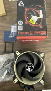 ARCTIC Freezer 34 eSports - Tower CPU Cooler with 120mm BioniX P-series case fan - Picture 1 of 5