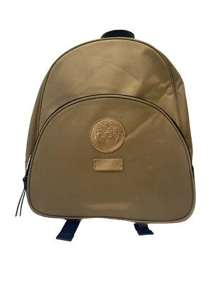Versace Parfums Bronze Nylon Medium Backpack Bag Sample - Image 1 of 4