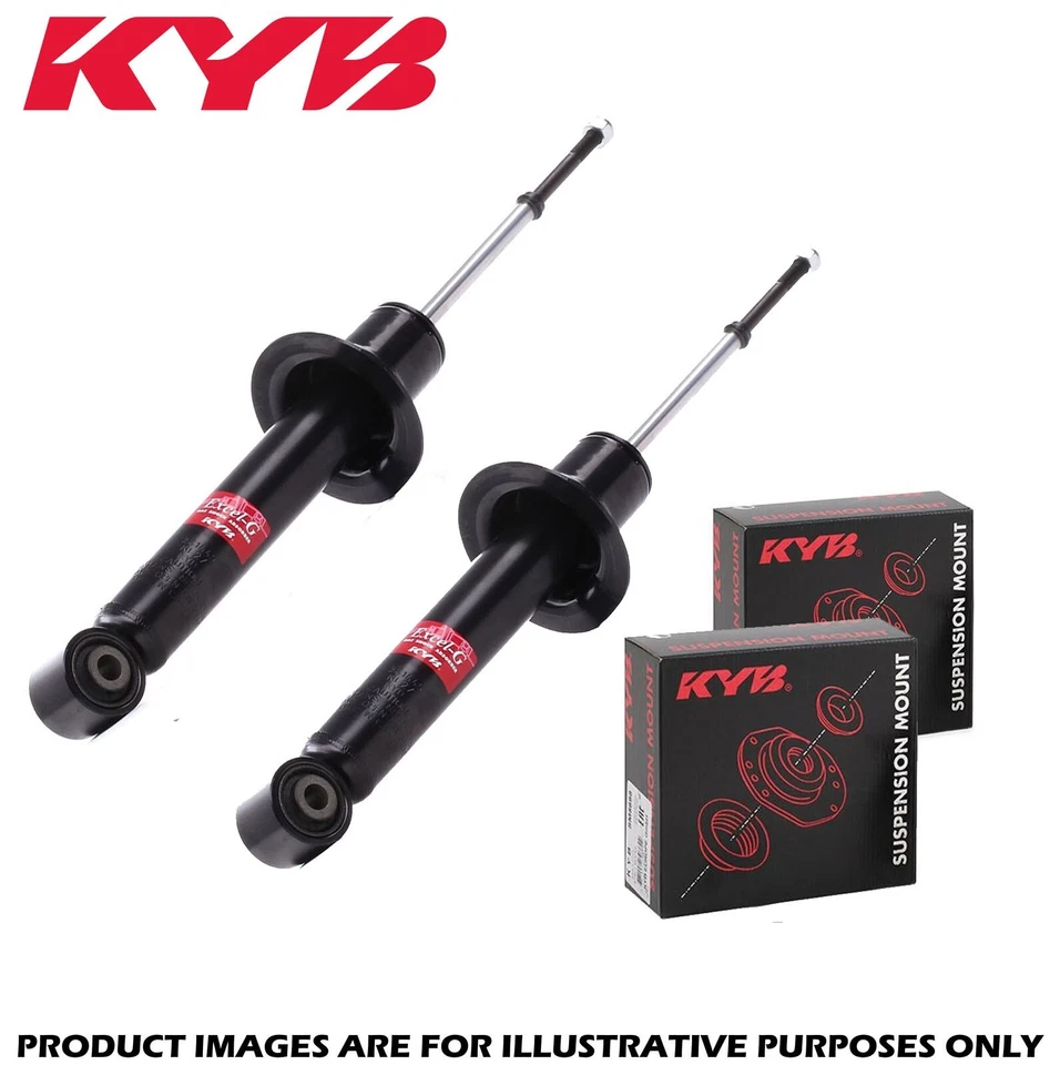 KYB 2x REAR Shock Absorbers &Mount Mitsubishi MAGNA TE TF TH TJ TL TW Sedan only - image 1 of 1