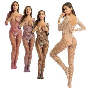 Damen Body Body Stocking Dessous Netz Babydoll Nachtwäsche Nachtwäsche - Bild 1 von 162