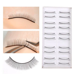 20Pcs Training Lashes for Eyelash Extension Self-adhesive Practice Lashes Strips - Picture 1 of 7