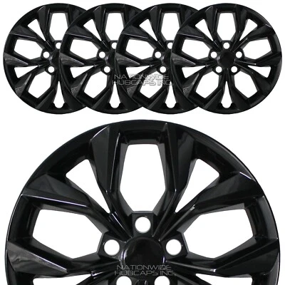 Tapacubos 4 cubiertas de rueda negras de 17" para Honda CRV LX 2023-2025 a presión Foto 1 de 4